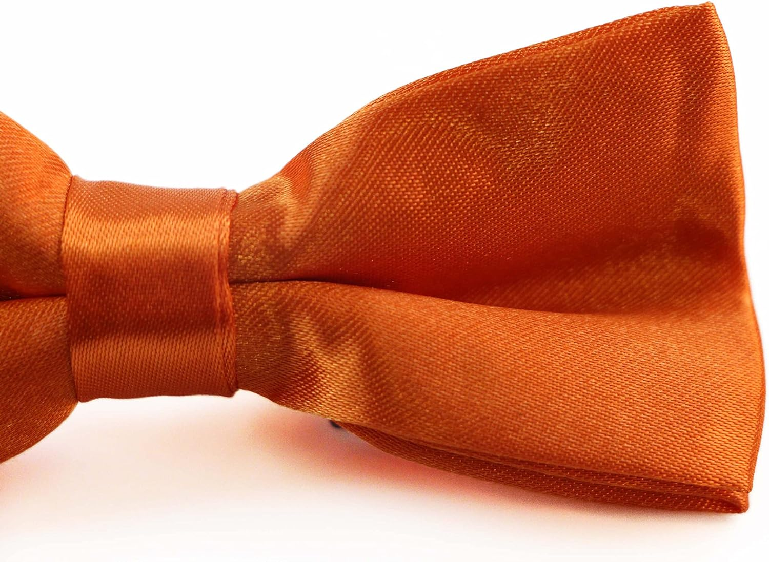 Boys Orange Plain Bow Tie image number 1