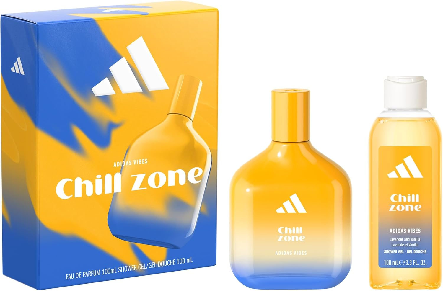 Adidas Vibes Giftset Including Chill Zone Eau De Parfum (100Ml) and Shower Gel (100Ml)