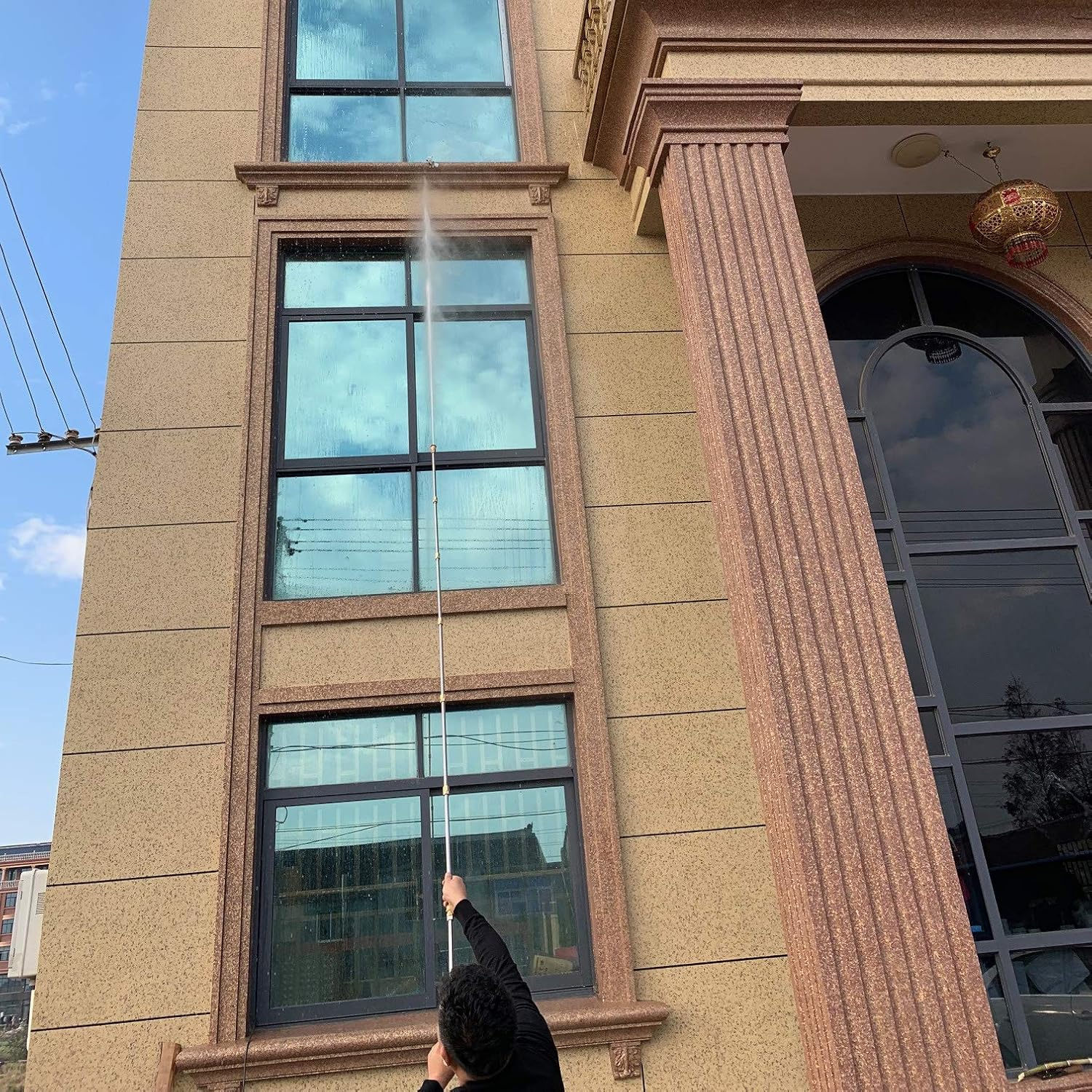 M MINGLE Pressure Washer Wand Extension, Replacement Lance, 7.5-Feet, 1/4 Inch Quick Connect, 4000 PSI image number 2