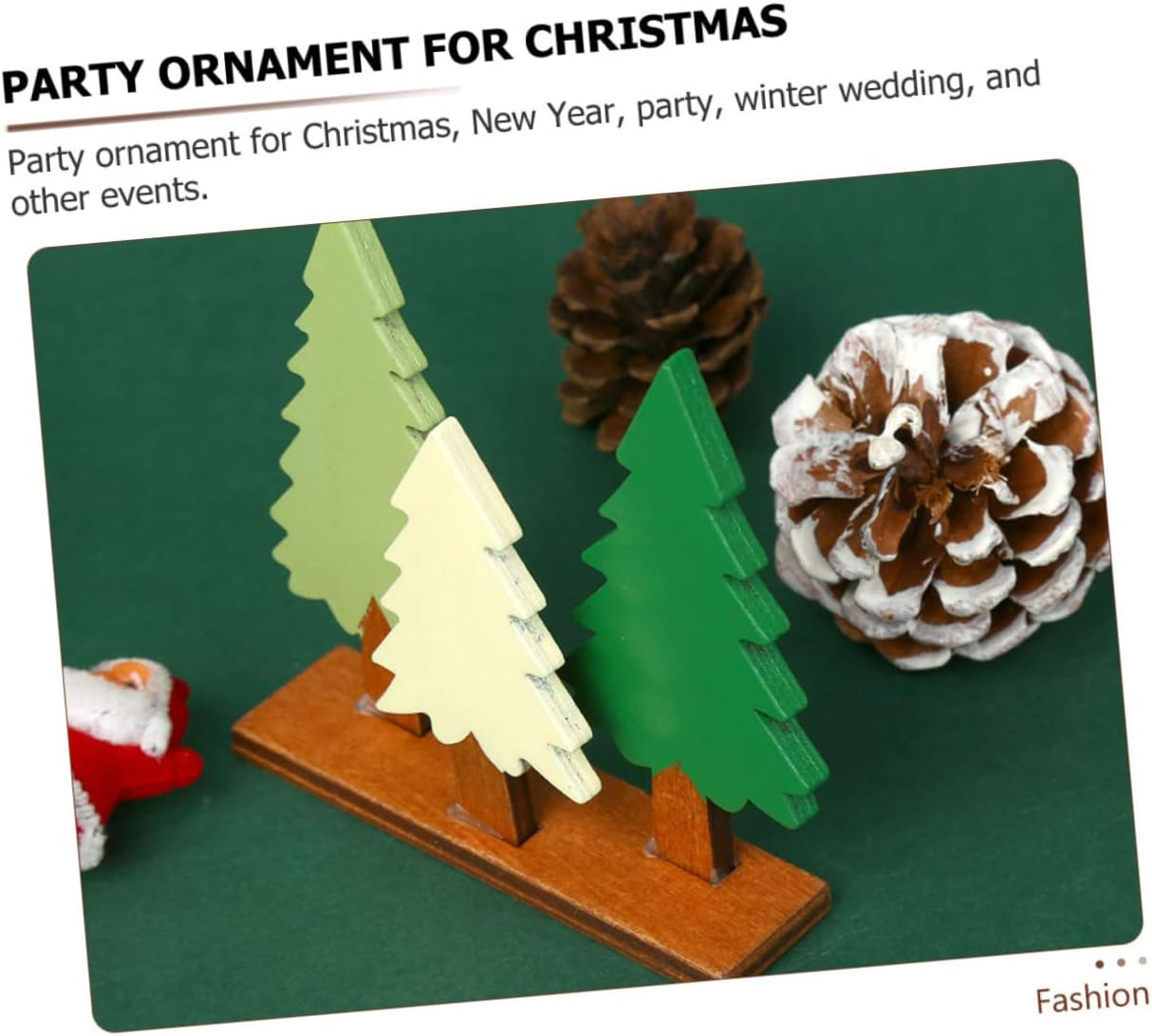 Handcrafted Christmas Tree Ornaments Evergreen Christmas Tree Decorations image number 2