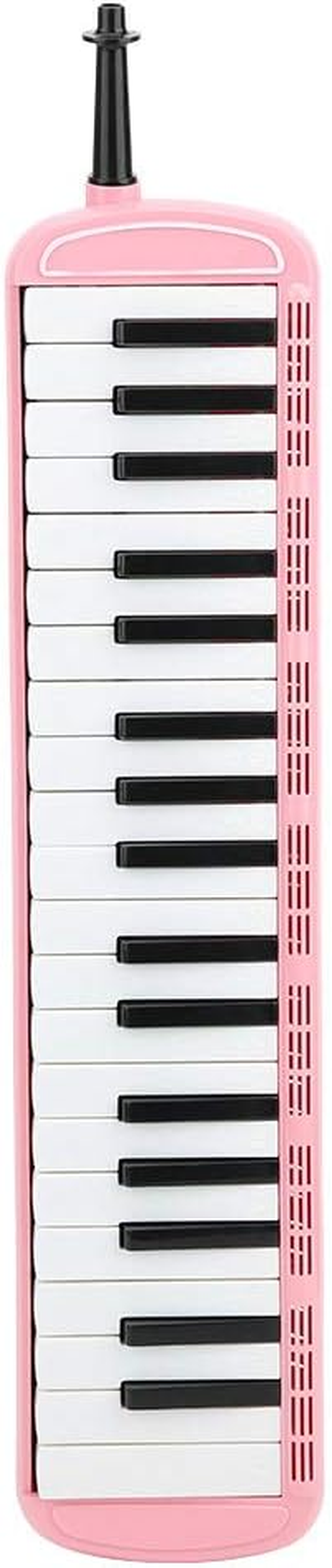 Musical Instrument Practice 37 Key Melodica, Air Piano Melodica Instrument, Beginner Musical Education Instrument for Kids.(Pink) image number 4