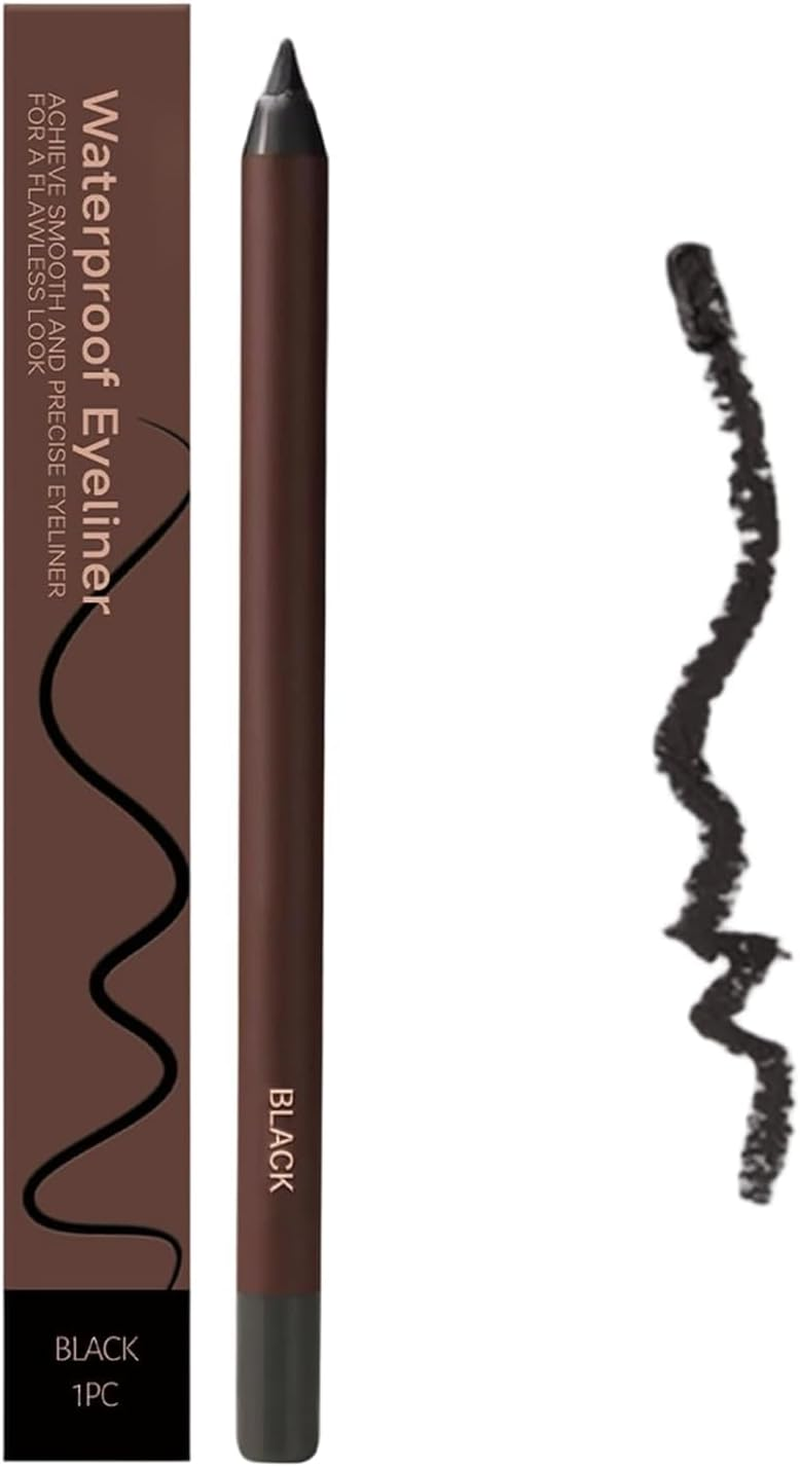 24 HR Waterproof Eyeliner Pencil Duo &ndash; 2-In-1 Sharpenable Eye Liner & Eyebrow Pencil, Smudge-Proof, Long-Lasting, Fading, Smooth Application for Easy Coloring .Waterproof & Sweatproof (Plum)