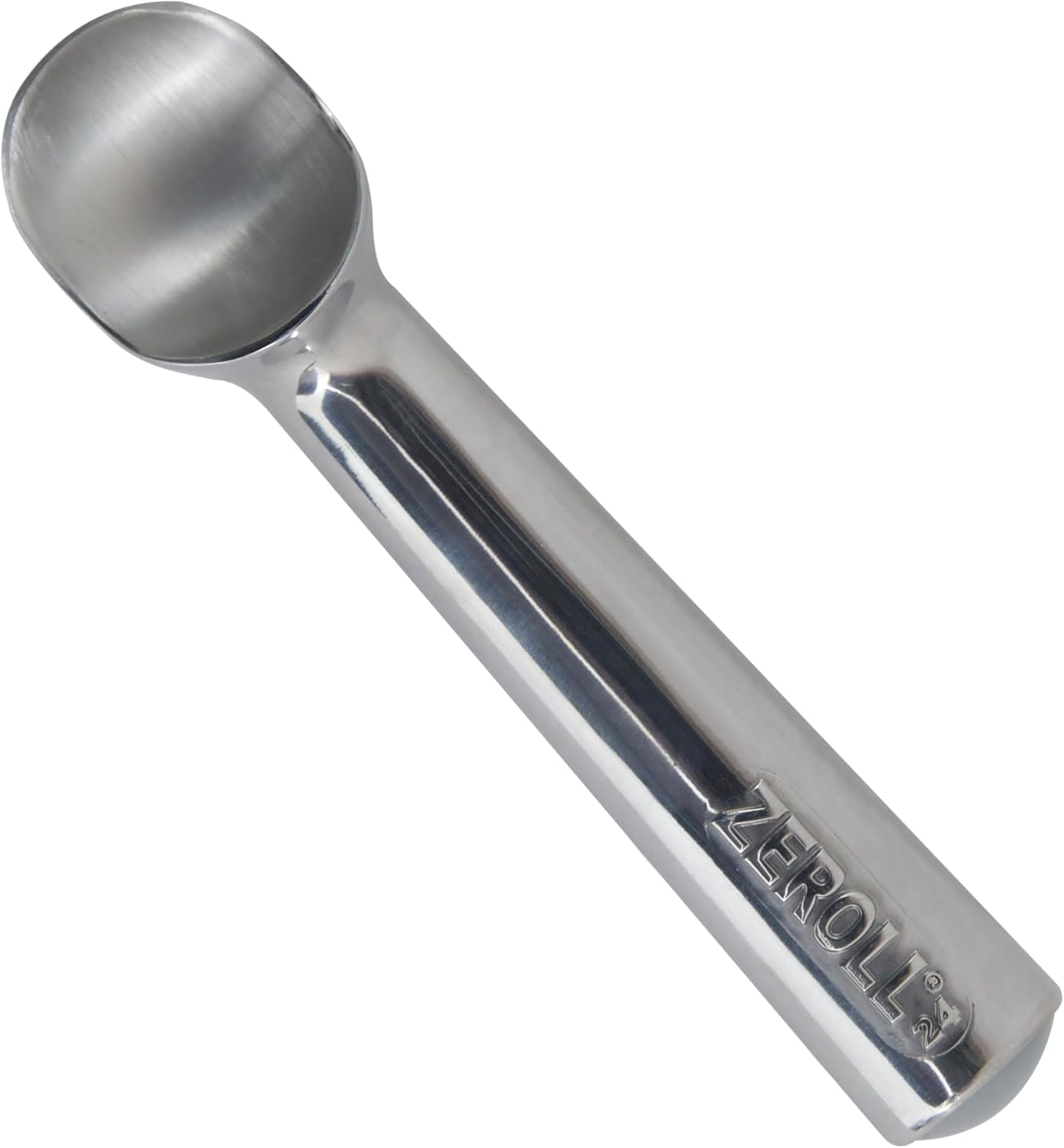 Zeroll Original Ice Cream Scoop with Unique Liquid Filled Heat Conductive Handle Simple One Piece Aluminum Design Easy Release Made in USA, Ounce, Silver image number 1