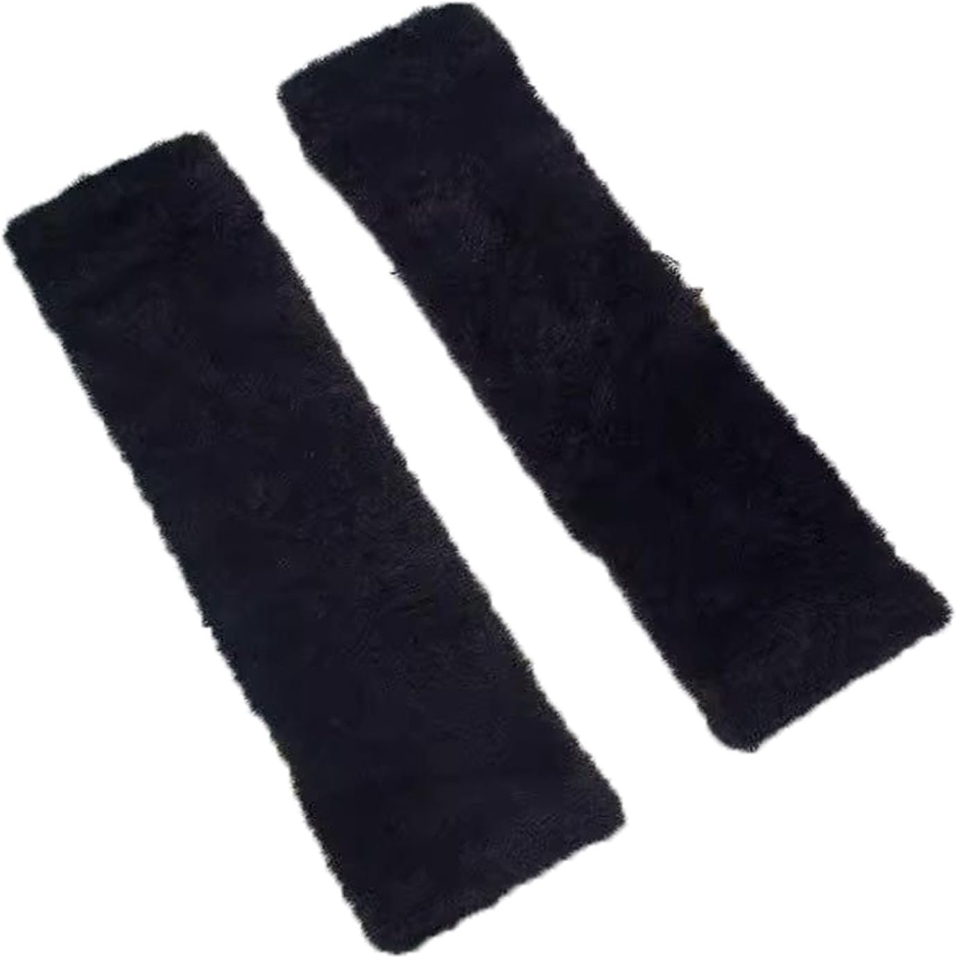 Shengsenfu Car Seat Belt Cover Pads, 2 Pcs Shoulder Seatbelt Pads Cover, Universal Soft Faux Polyester Car Seat Belt Shoulder Pads, Safety Belt Strap Shoulder Pad for Adults and Children (Black)