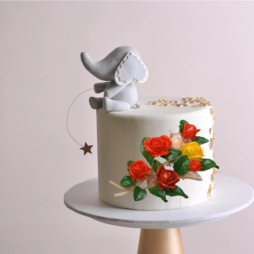 Fineinno 3D Rose Flower Silicone Molds for Epoxy Resin,Floral Crystal Molds with Stems Bouquets Branch Casting Mould for Fondant Chocolate Candy Soap image number 2