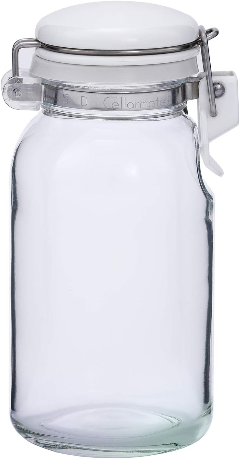 Seisho 223453 Cellarmate Storage Bottle, Convenient Condiment Bottle, Glass Container, 16.9 Fl Oz (500 Ml), Made in Japan image number 2