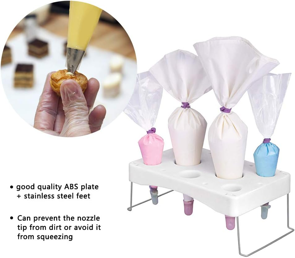 QANYEGN Cake Cream Bag Rack, Cake Mounting Bag Holder, Cake Framing Bag Holder, Decorative Bag Bracket, Cake Cream Bag Display Shelf Suitable for Baking Enthusiasts image number 4