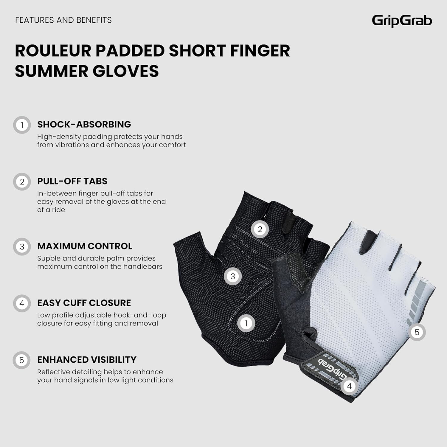 Gripgrab Rouleur Padded Glove