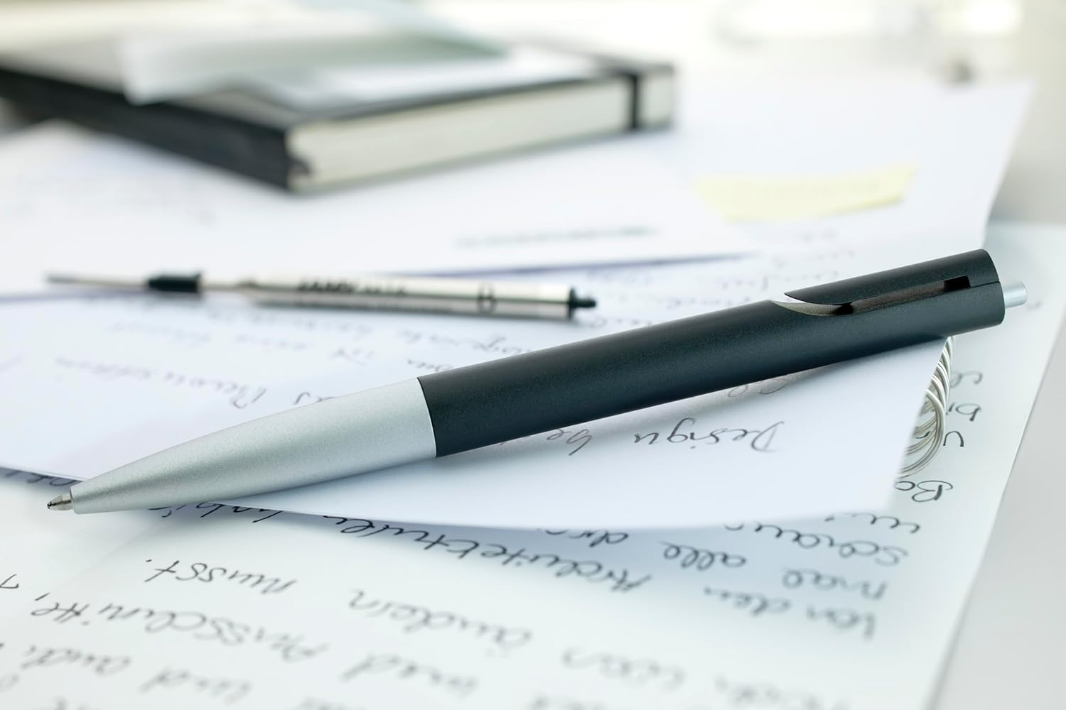 Lamy M16 Fine Point Black Ballpen Refill - Blue image number 2