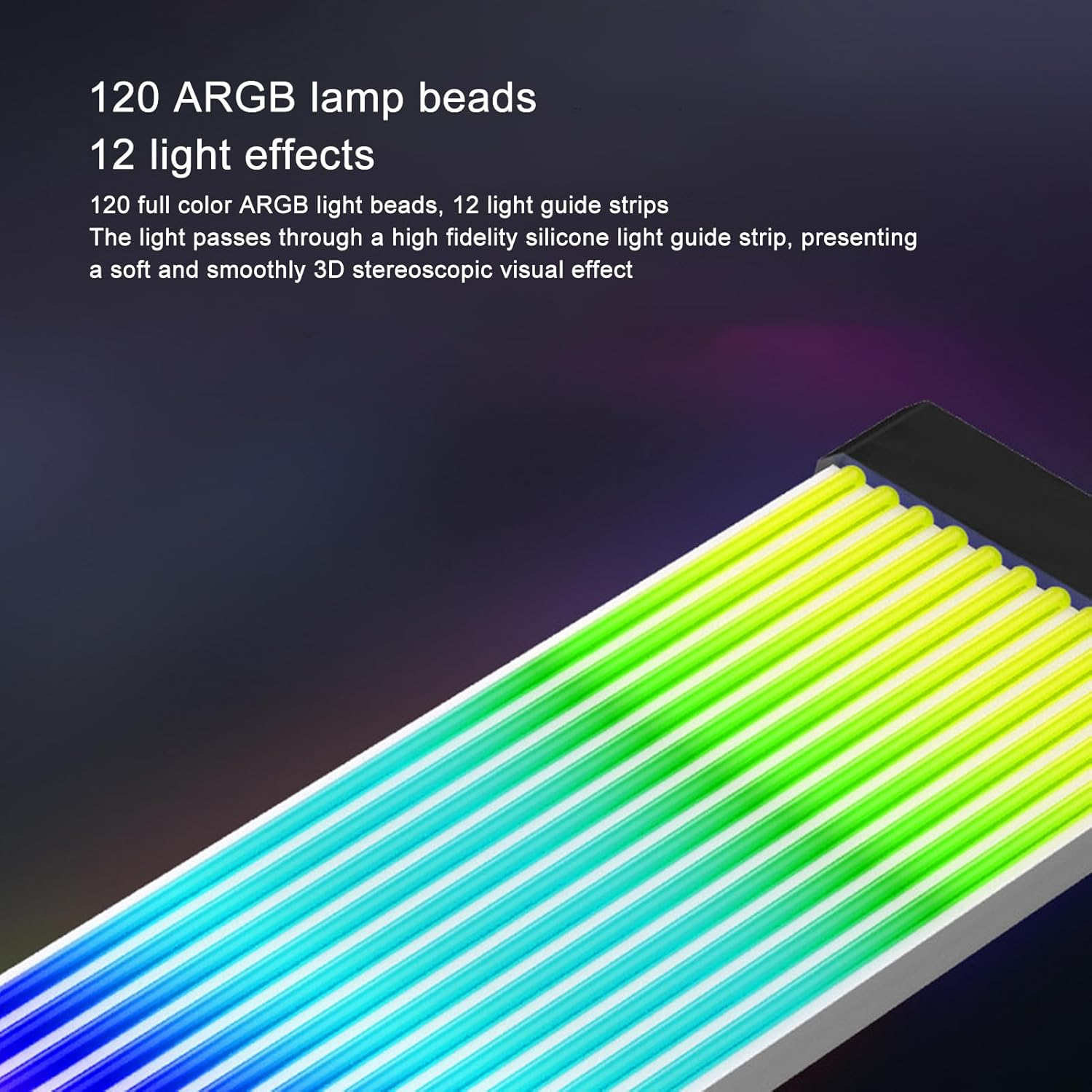 ARGB Motherboard Cable, RGB PSU Cables LED Strips, Multi Interface, Amazing Visual Effects, Flexible and Easy Installation, Widely Compatible with for Aura (X12 Wide (For 24 Pin image number 5