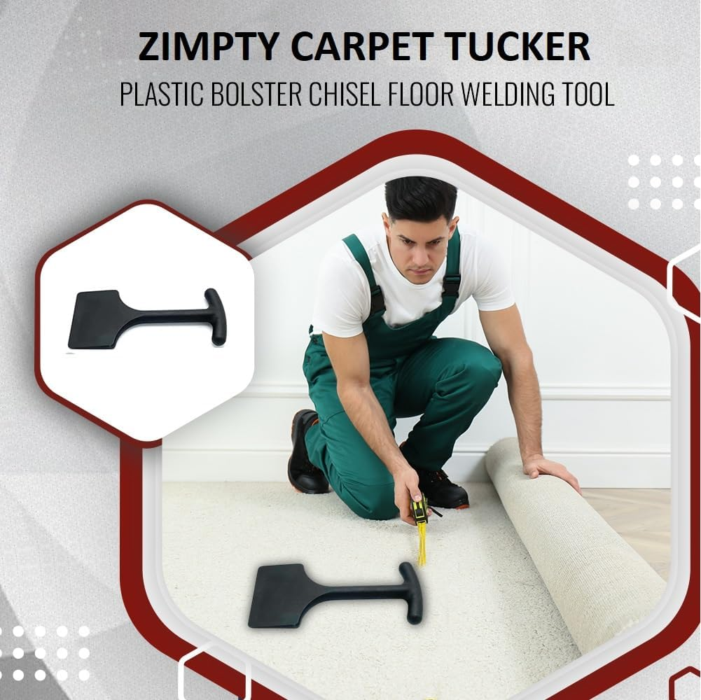 Zimpty ZY396 Wide Carpet Stair Tool (1PC Carpet Tucking Hand-Held Tucker Tool Plastic) image number 5