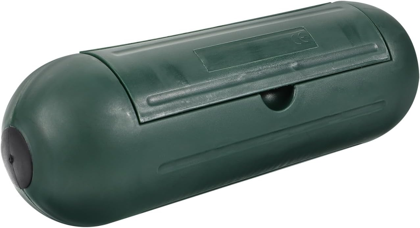 COHEALI Socket Protection Box - Outdoor Waterproof Plug Box for Extension Cord Connection Durable Plastic Electrical Connection Cover with Airtight Seal Green image number 3