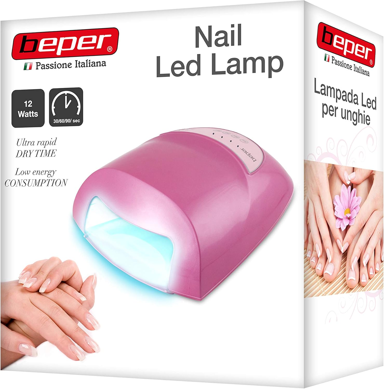 Beper Nail LED Lamp Pink image number 5