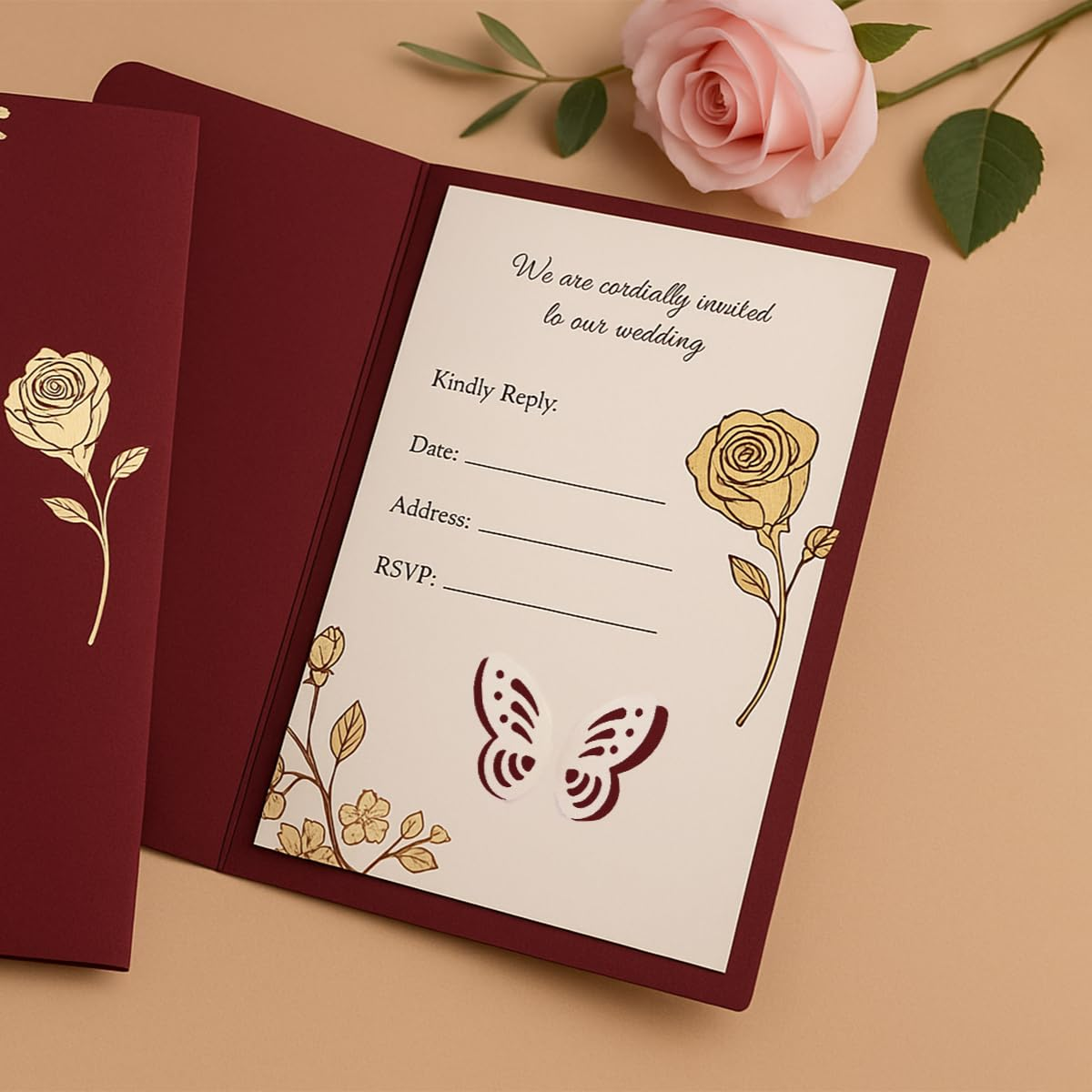 3D Raised Butterfly Craft Punch, Stays Securely on Paper, DIY Card & Scrapbook Tool for Greeting Cards, Journals, Random Colors image number 5