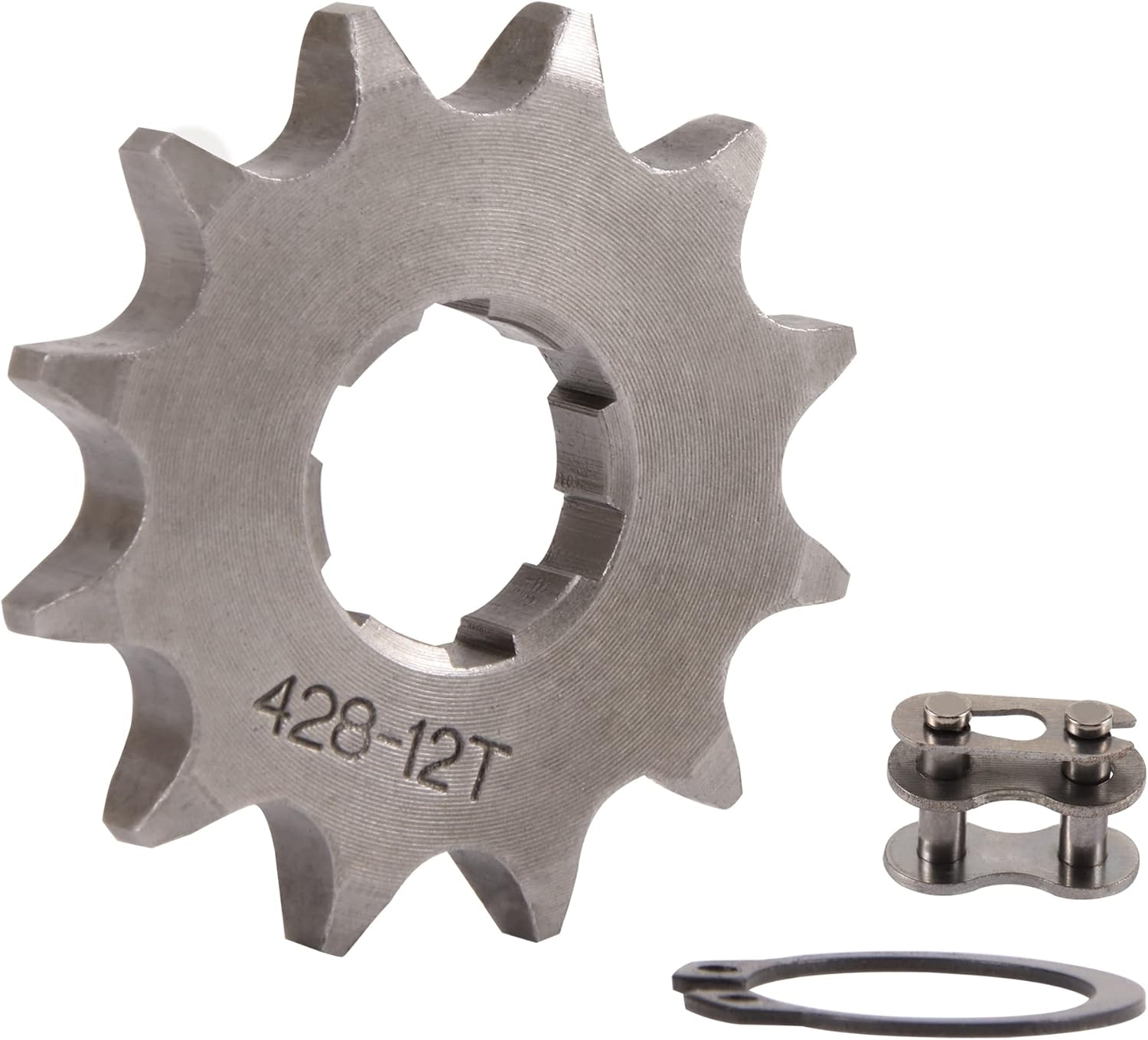 WOOSTAR Motorcycle 428-14T Front Sprocket 17Mm for 50Cc 70Cc 90Cc 110Cc 125Cc Dirt Pit Bike Mini Bike ATV 4 Wheeler Moped