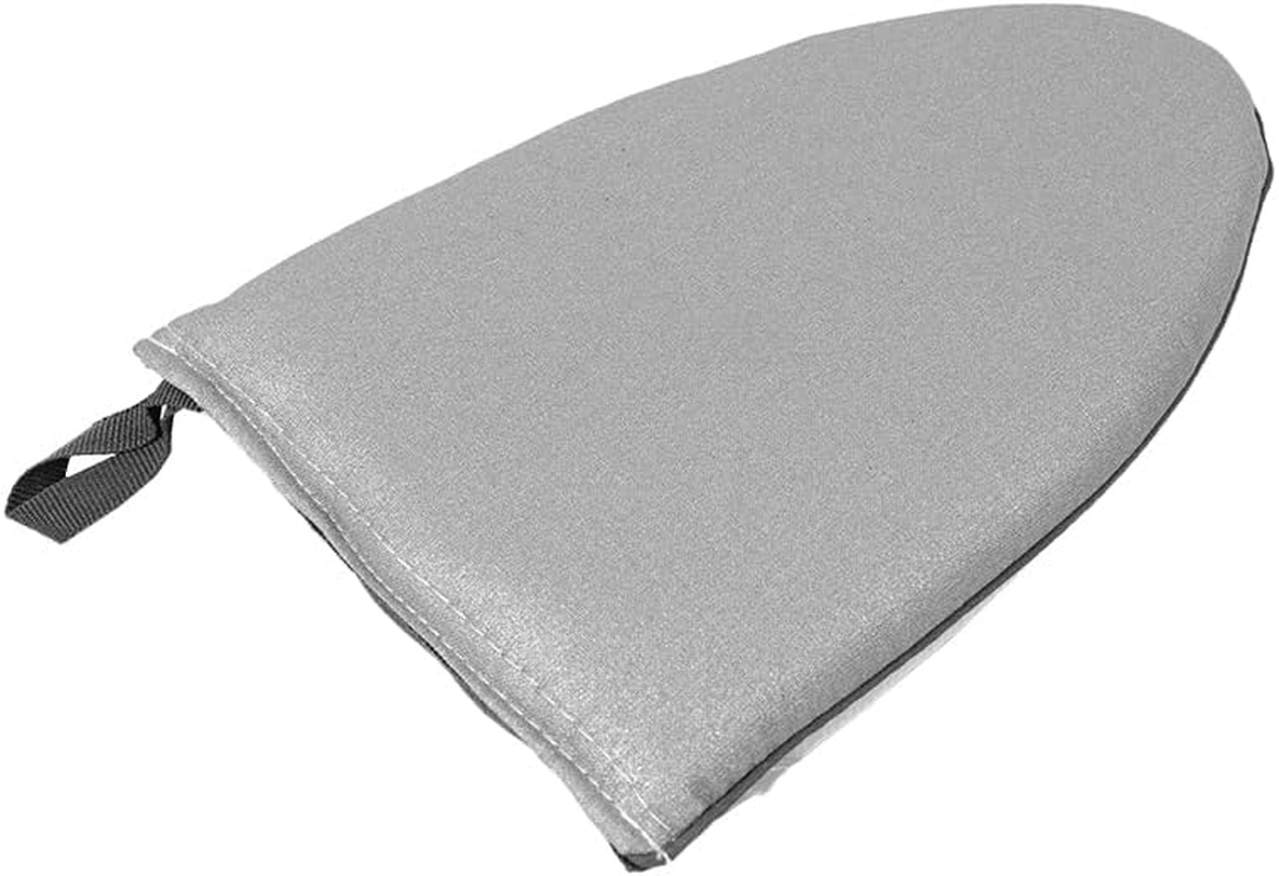 NUZAMAS Garment Steamer Ironing Glove Portable Handheld Ironing Board with Finger Ring Waterproof anti Steam Mitt Household Ironing Pad for Clothes Gray image number 2