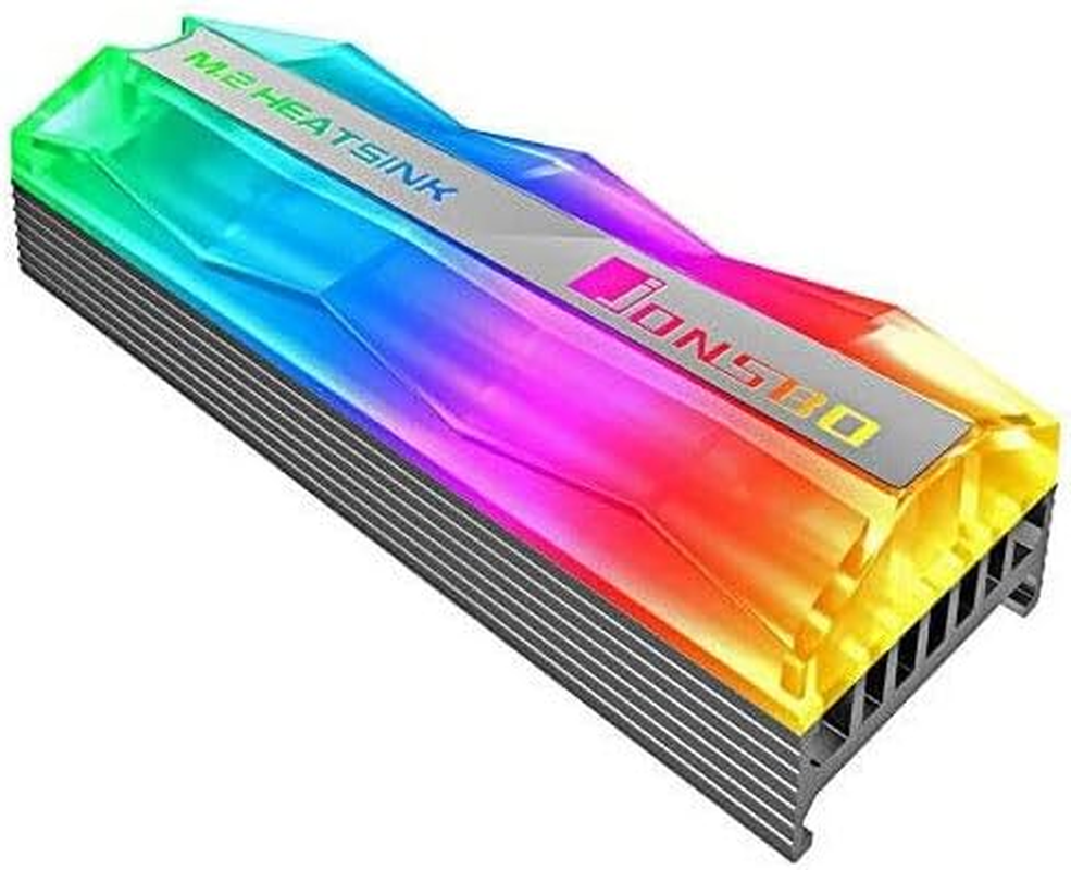 Jonsbo Compatible M.2-2 Mirage Edition M.2 SSD Passivk&uuml;hler, ARGB - Grau