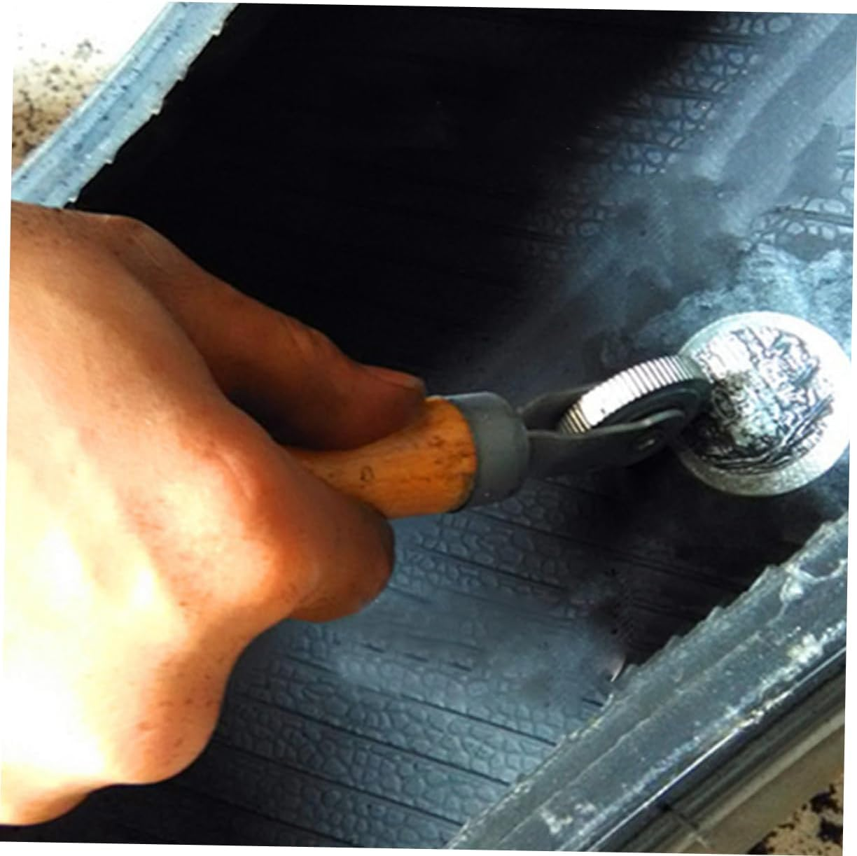 3Pcs Auto Tire Compaction Roller Car Tire Repair Tool Set Rollers High Hardness Repair image number 2