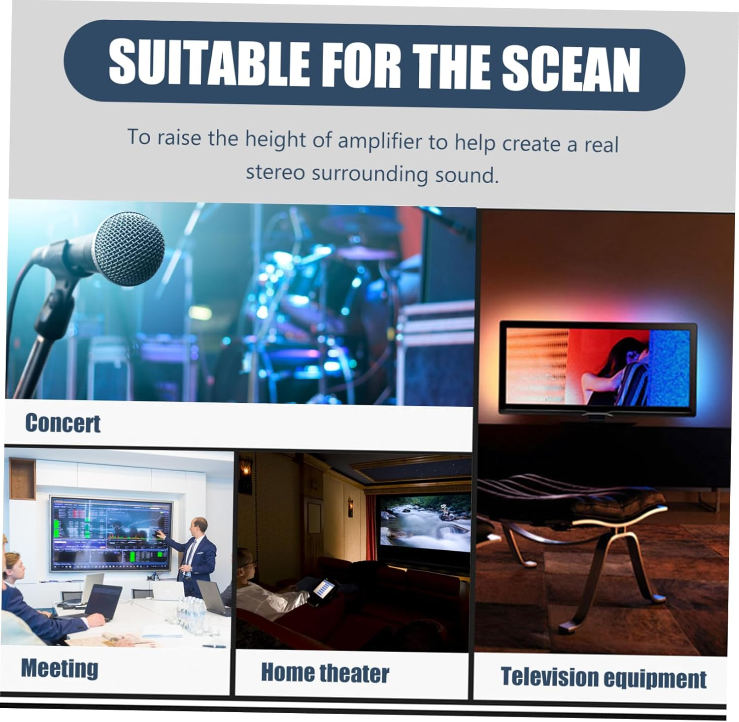 QUMIIRITY 2Pcs Silver Small anti Vibration Amplifier Feet Pads Aluminium Alloy Isolation Speaker Base Pads for Hifi Audio Equipment and Cd Players in Home Audio Systems image number 6