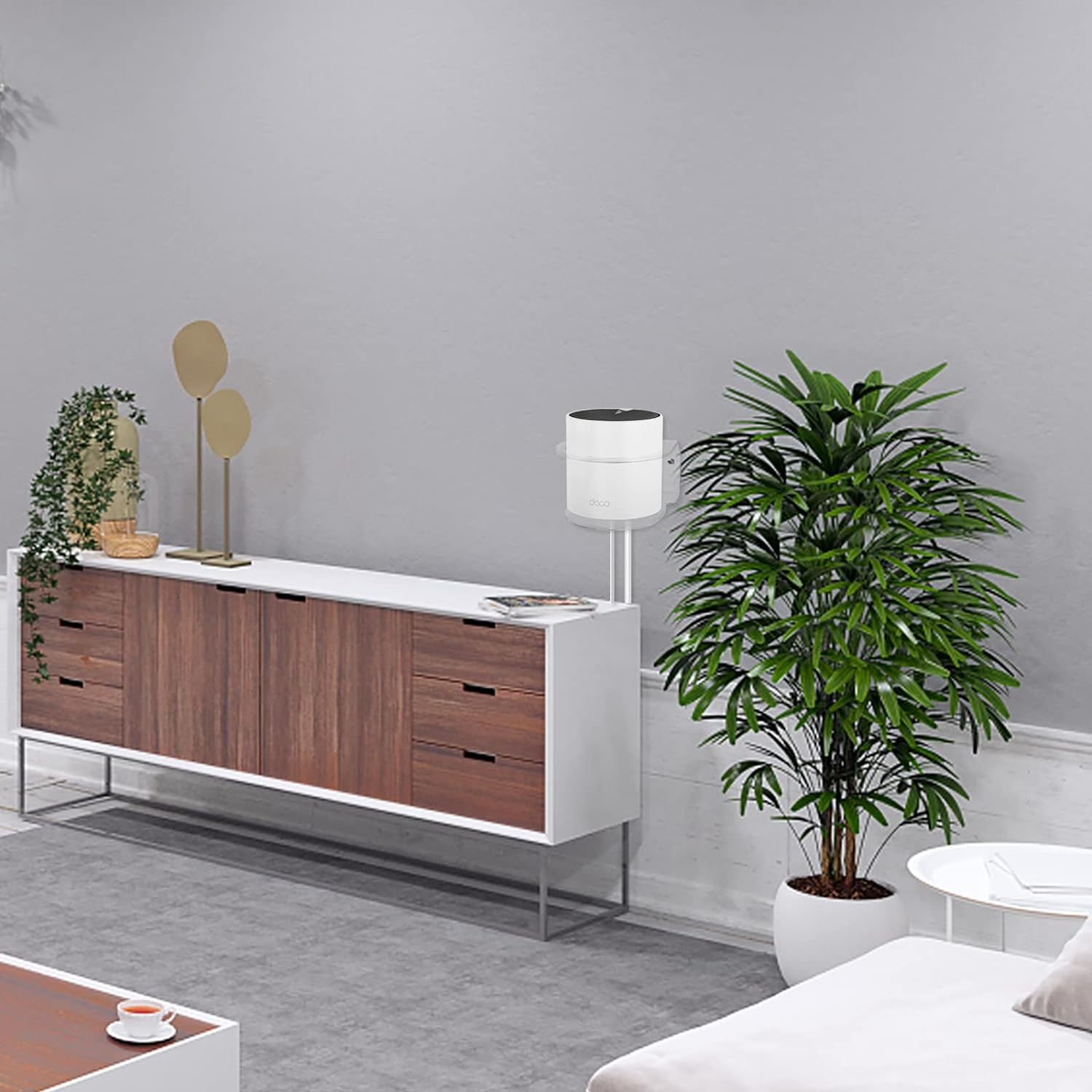 HOLACA Wall Mount Acrylic Holder for Tp-Link Deco X20,X60,X55, X68 Wifi 6 Mesh Wifi (1 Pack)