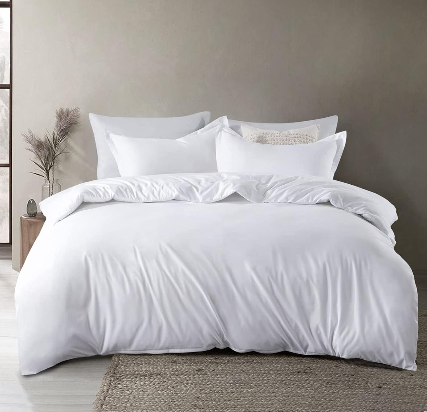 Duvet Protector Waterproof Breathable Comforter Cover Reusable Multi-Use Protective Incontinence Protector Duvet Cover with Double Zipper for Babies, Adults and Pets. image number 5