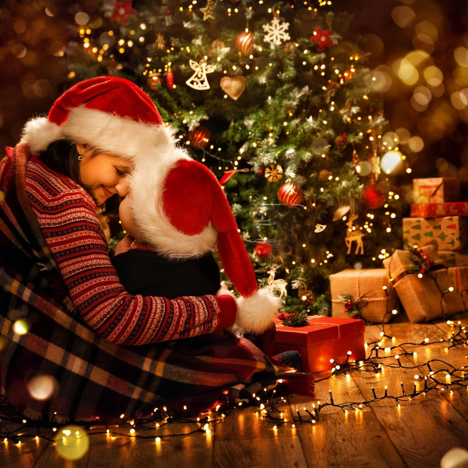 Christmas Lights, 30M 300Leds Outdoor Christmas String Lights Waterproof with 8 Modes for Xmas Tree/Party/Garden/Wedding Indoor/Outdoor Garden Decorations (Warm Light) - Multi-Colors image number 6