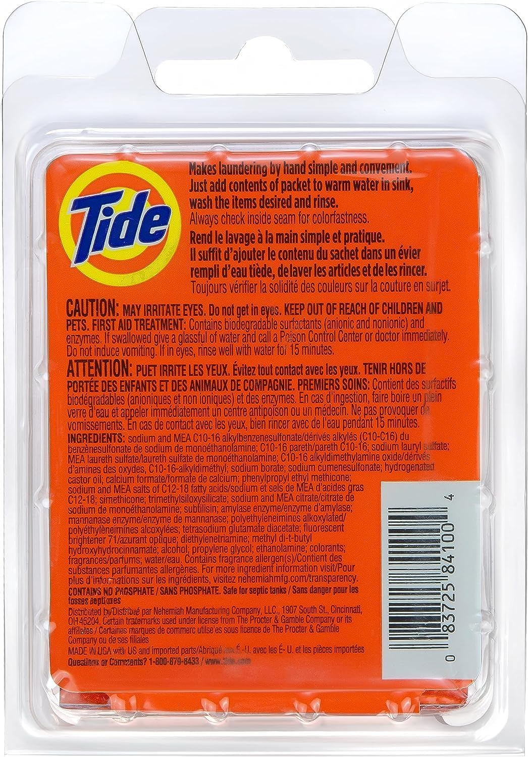 Tide Travel Sink Packets, 3-Count