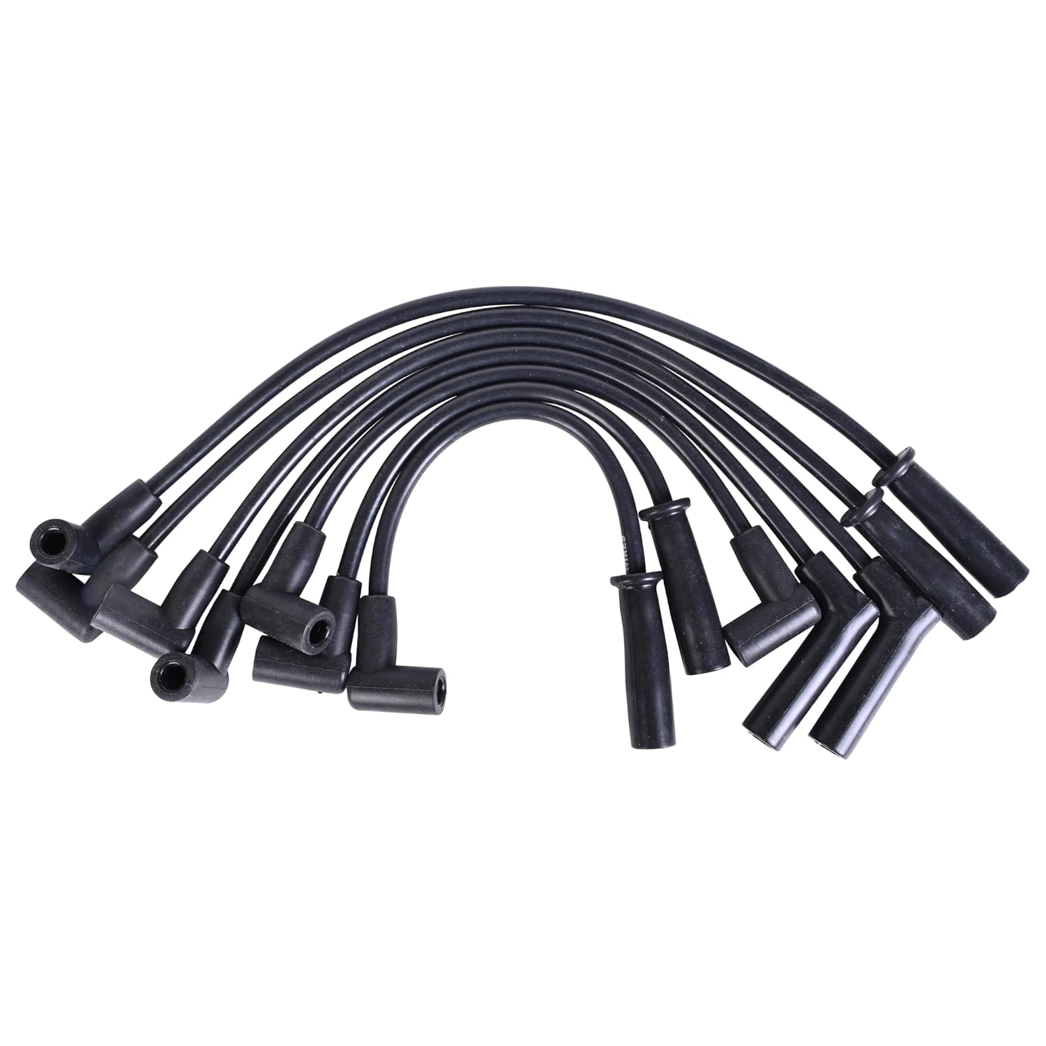 RLP Silicone Spark Plug Wires Set Blue 8.0Mm Compatible with Jeep 91-99 Cherokee 91-92 Comanche 93-98 Grand Cherokee 91-99 Wrangler L6 4.0L Replace 56041856AA - Pack of 7