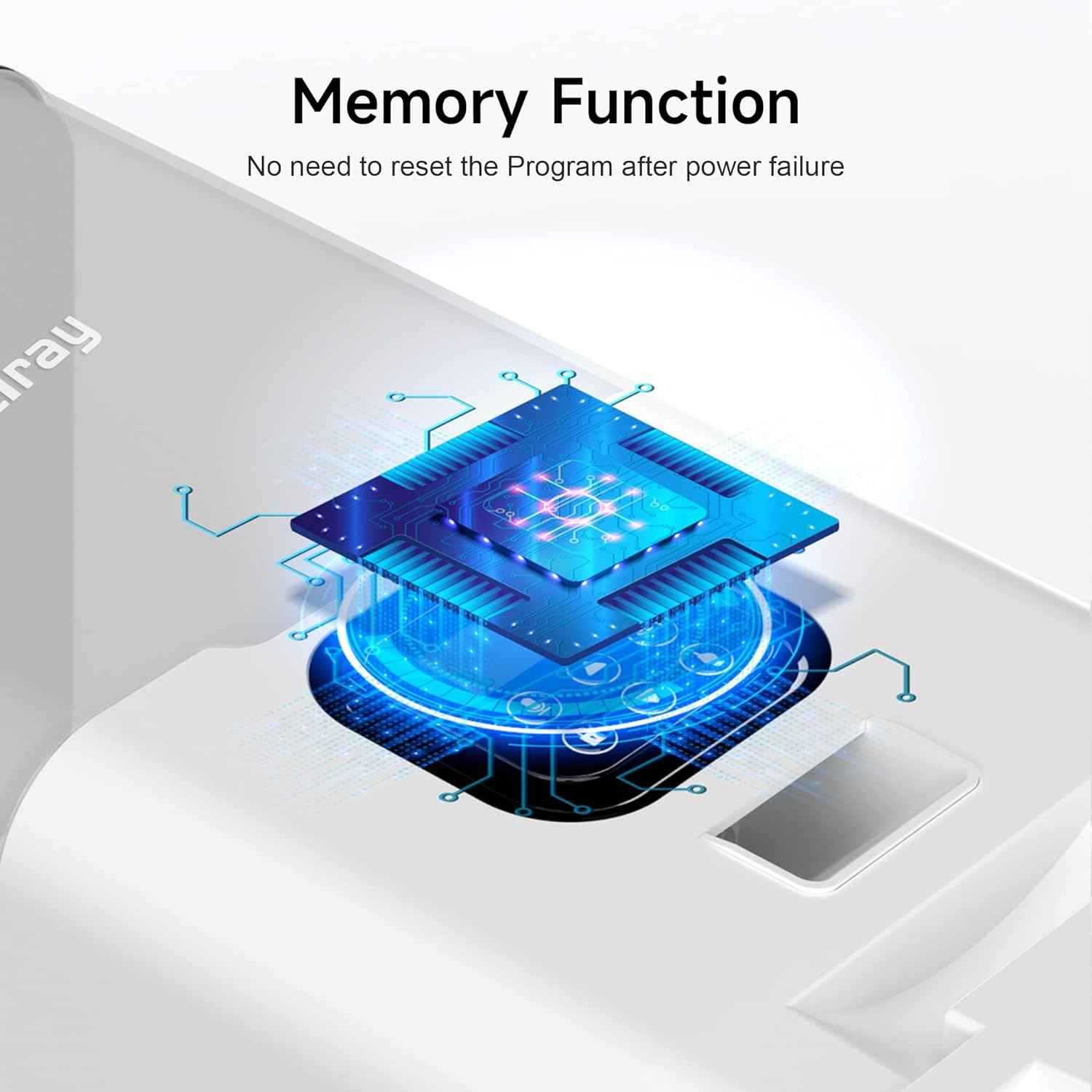 Wuciray Automatic Cat Feeder 6L, Double Pet Feeder with 2 Stainless Steel Bowls, 4 Meals per Day, 10S Voice Recorder, Timed Cat Food Dispenser with Memory Function, Lock Lid and Desiccant Bag(White) - Black image number 6