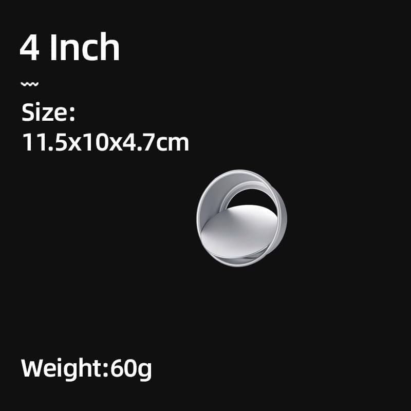 AIMALL 3Pcs round Cake Mold with Anode Coating and Removable Bottom &ndash; Durable Aluminium Alloy Baking Pans for Chiffon and Layered Cakes image number 5