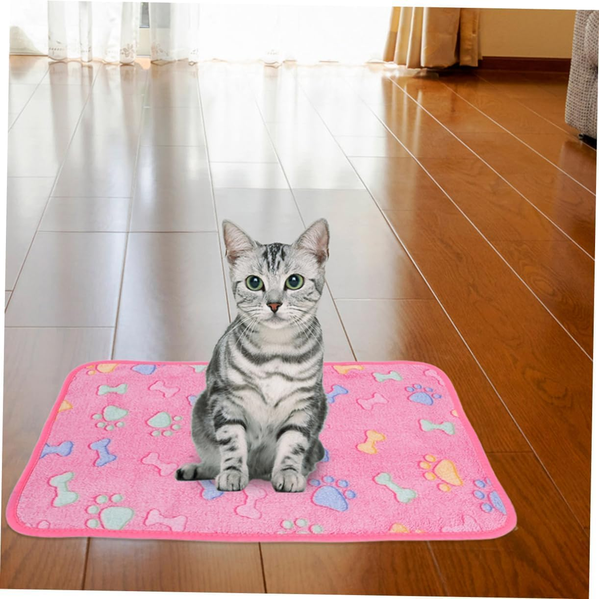 3Pcs Small Pet Sleep Blankets,Guinea Pig Blankets Small Animal Flannel Guinea Pig Cage Liners,Soft Puppy Sleep Blankets Small Puppy Sleep Blankets,Puppy Blankets Soft Warm Sleep Mat Puppy Blankets image number 6