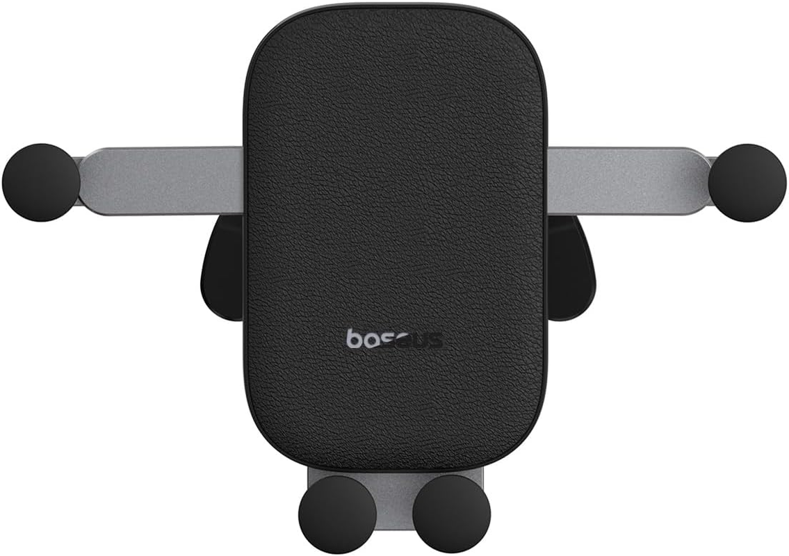 Baseus Ultra Control Mega Series Folding Screen Phone Car Mount &ndash; Adaptive Clamp Arms, Anti-Shake, 360&deg; Rotatable&ndash; Cluster Black image number 4