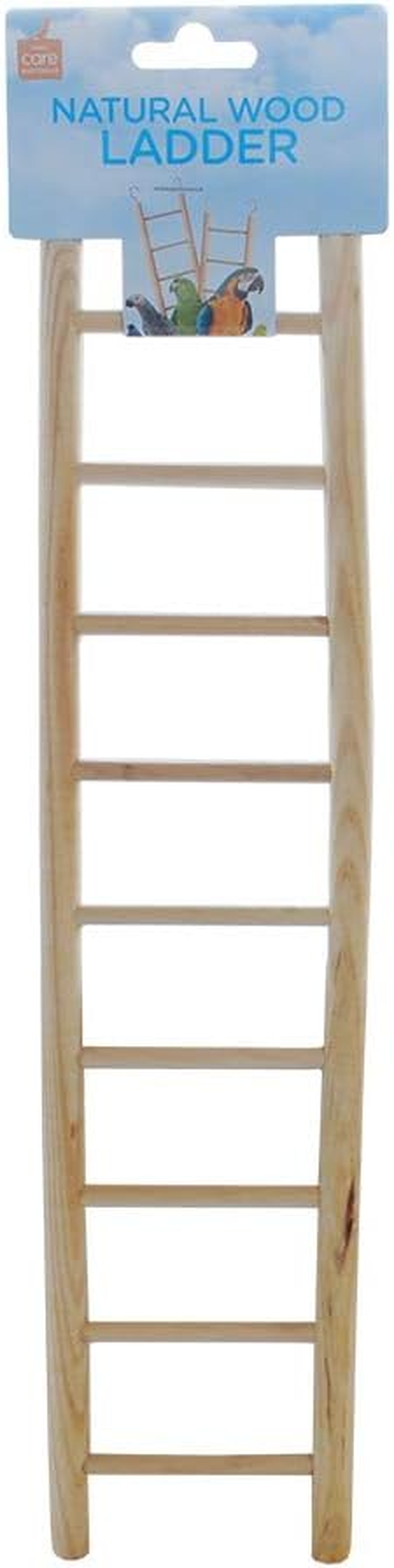 Avian Care 9 Step Natural Wooden Ladder Bird Toy