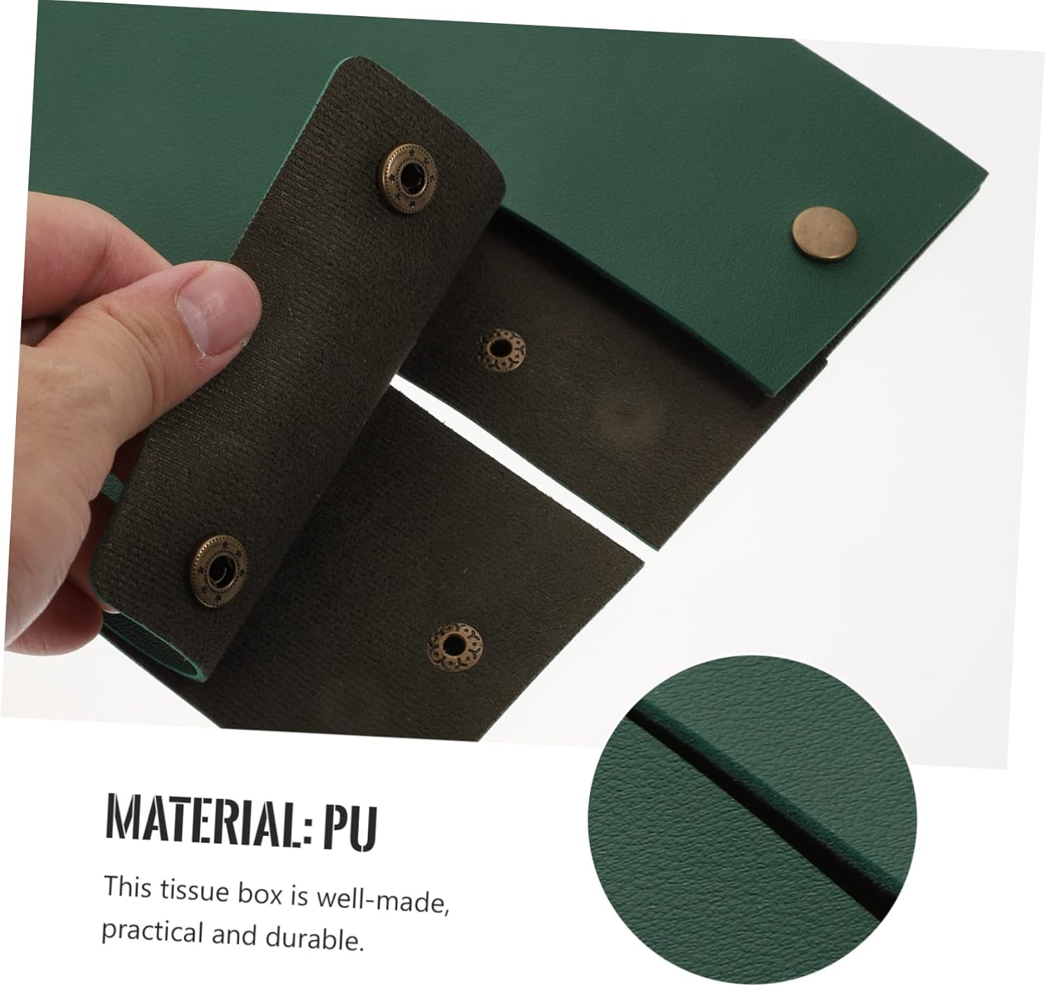 1Pc Household Tissue Holder for Home Office Car Practical Tabletop Napkin Container Easy to Use and Recyclable image number 1