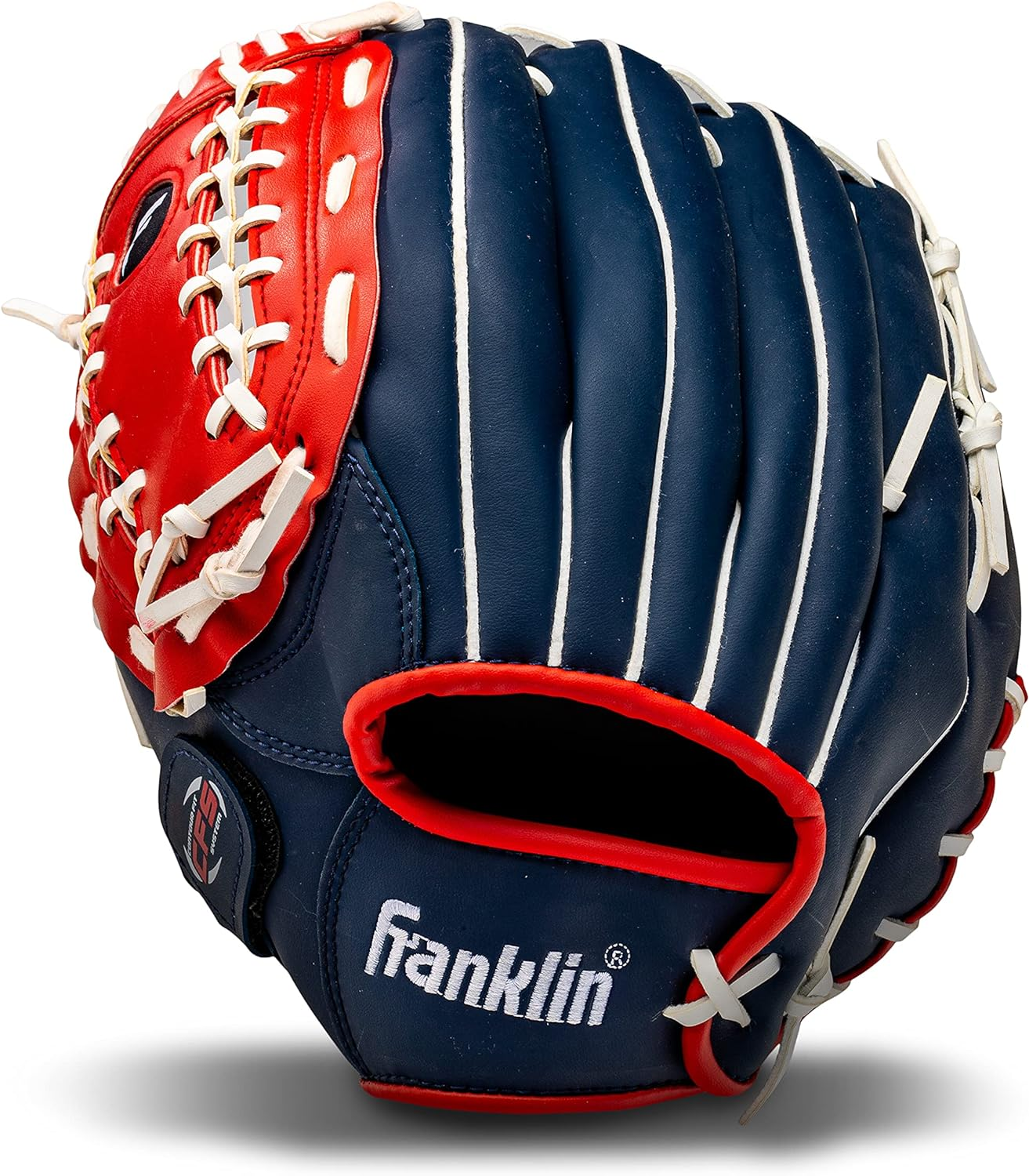 Franklin Sports Field Master Series Baseball Glove &mdash; Adjustable Synthetic Leather Baseball Gloves &mdash; Baseball Mitt &mdash; Multiple Colors image number 4