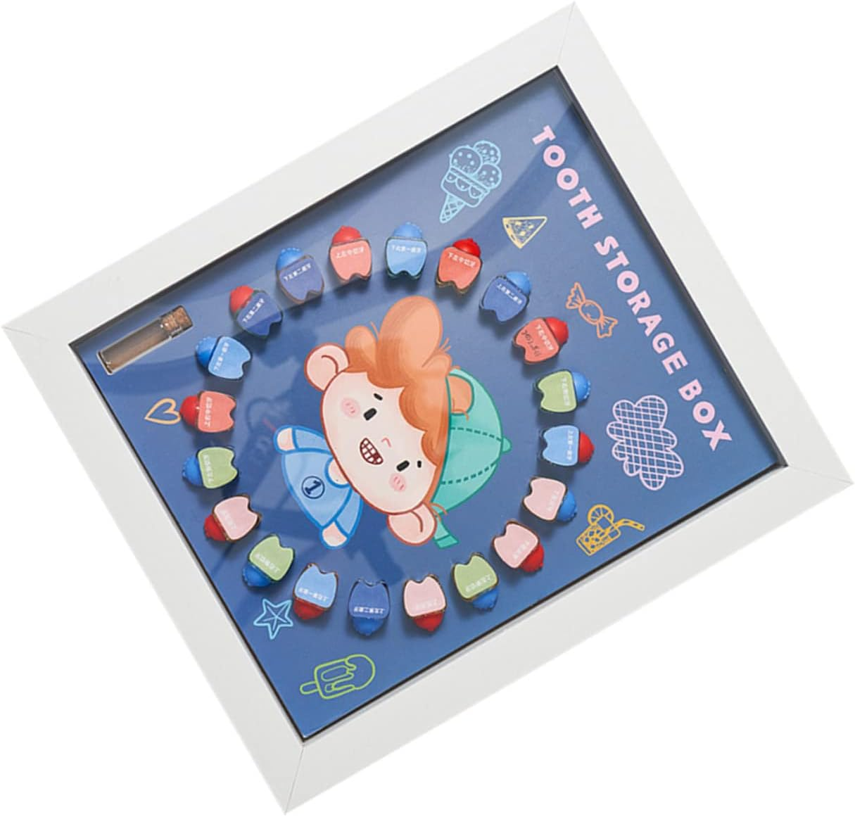 Teeth Storage Box Keepsake Tooth Case Holder for Boys and Girls First Loss Collection Box Storage image number 6