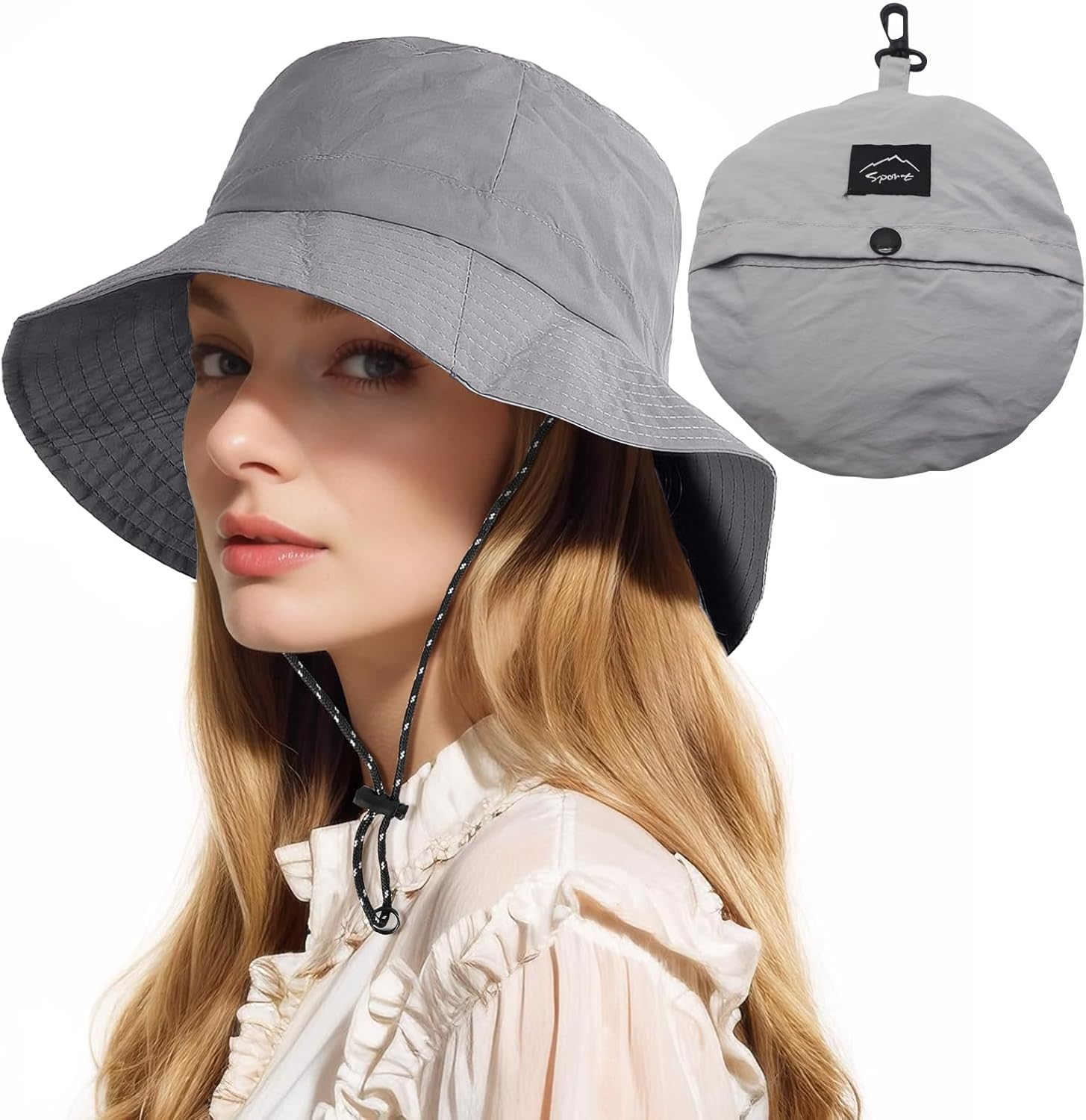 Velado Sun Hat for Women Men Wide Brim Bucket Hat UPF50 UV Protection Adjustable Cap for Summer Fishing, Hiking, Camping, Garden, Farming, Outdoor Exercise