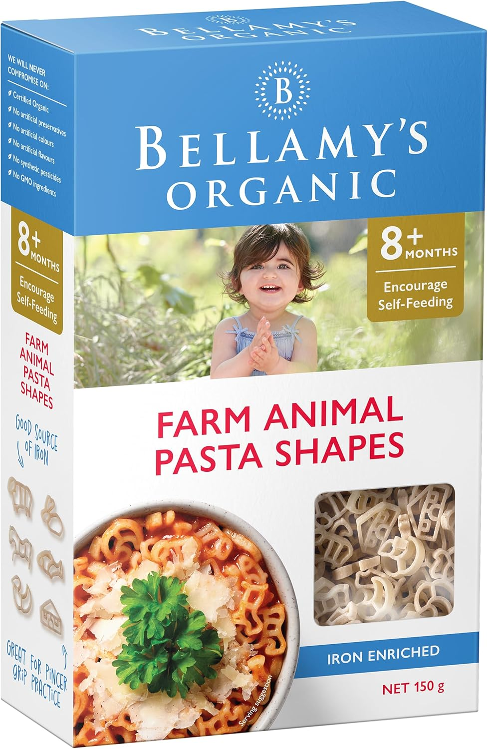 Bellamy'S Organic Farm Animal Pasta Shapes image number 3