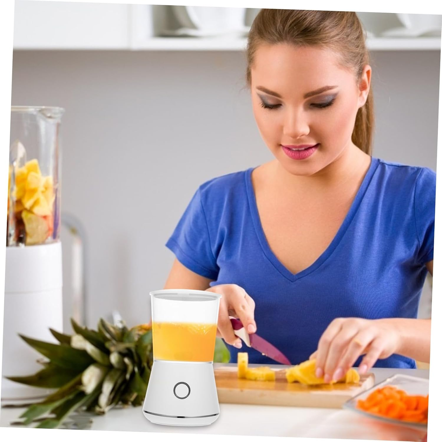 HAPINARY DIY Face Mask Maker Machine for Women Home Use Beauty Apparatus for Facial Skin Care Safe Fruit Vegetable Mask Maker with Easy Operation White image number 1