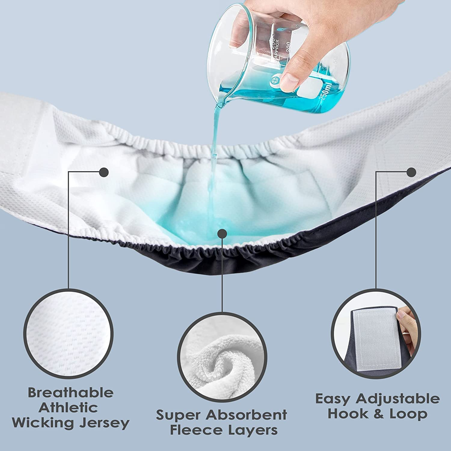 Wegreeco Washable Male Dog Belly Band (New Pattern)- Pack of 3 - Washable Male Dog Belly Wrap, Dog Diapers Male (Small, Charming) image number 2