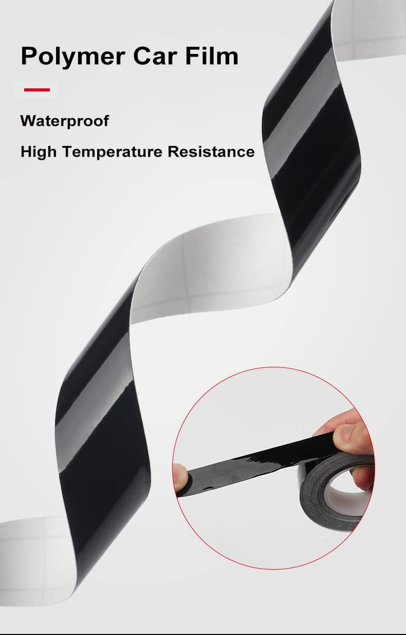 LZLRUN Vinyl Film Sticker Car Window Trim Chrome Delete Door Waistline DIY Sticker Easy to Install Decal Decoration Compatible with for Mini Cooper (1In X 30Ft, Gloss) image number 1