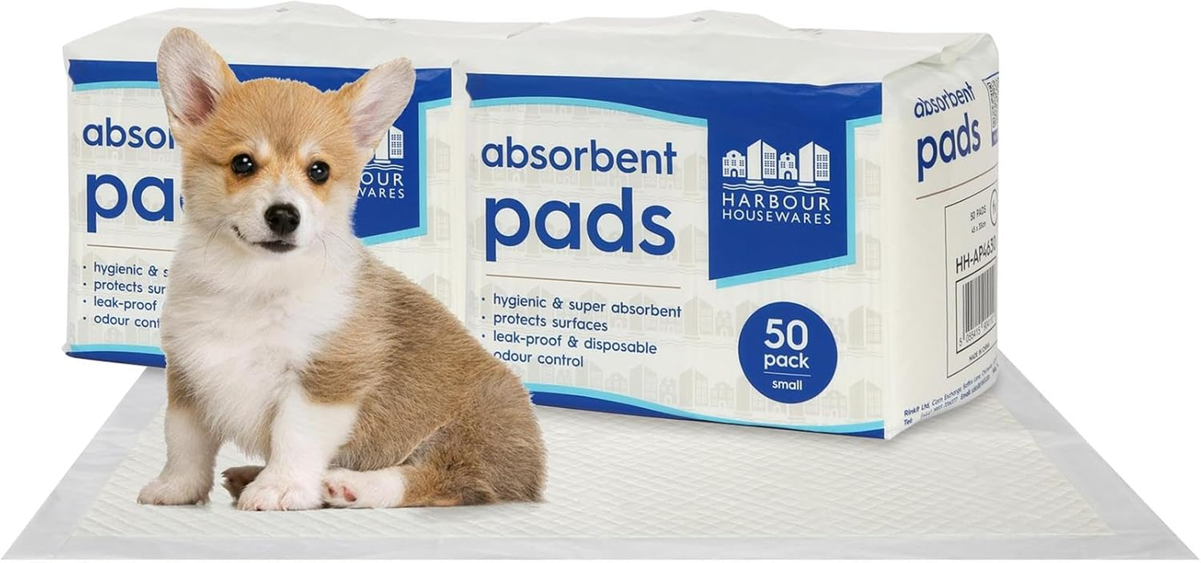 Disposable Puppy Pads - 32.5Cm X 45Cm - 100X Small Absorbent Puppy Training Pads Leak-Proof Pee Pads for Dogs, Cats, Kittens Potty Training Mats image number 4
