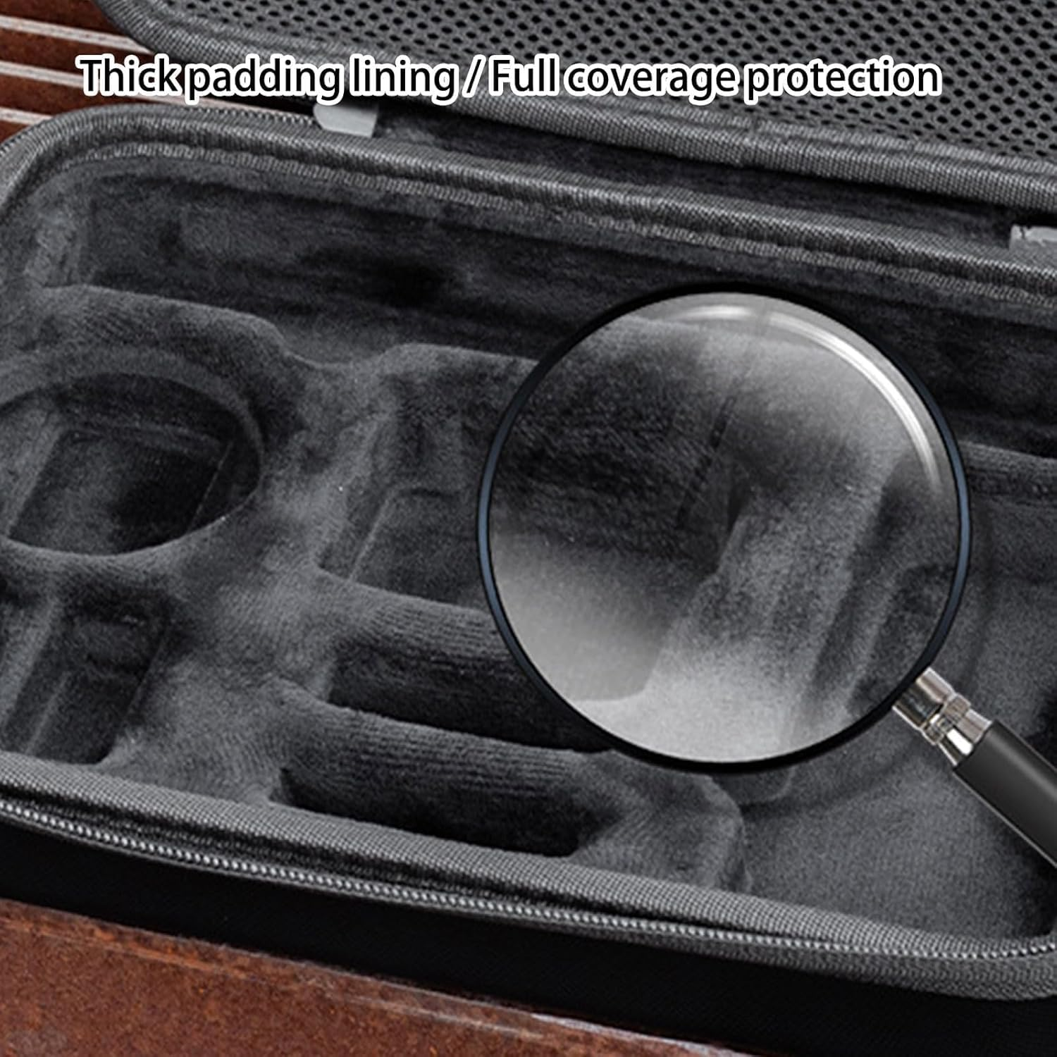 For Osmo Action 6 Carrying Storage Case, Surface Waterproof Travel Portable Hard Shell Bag, Compatible with DJI Osmo Action 6 Adventure Combo Outdoor Travel Accessories Kit image number 5