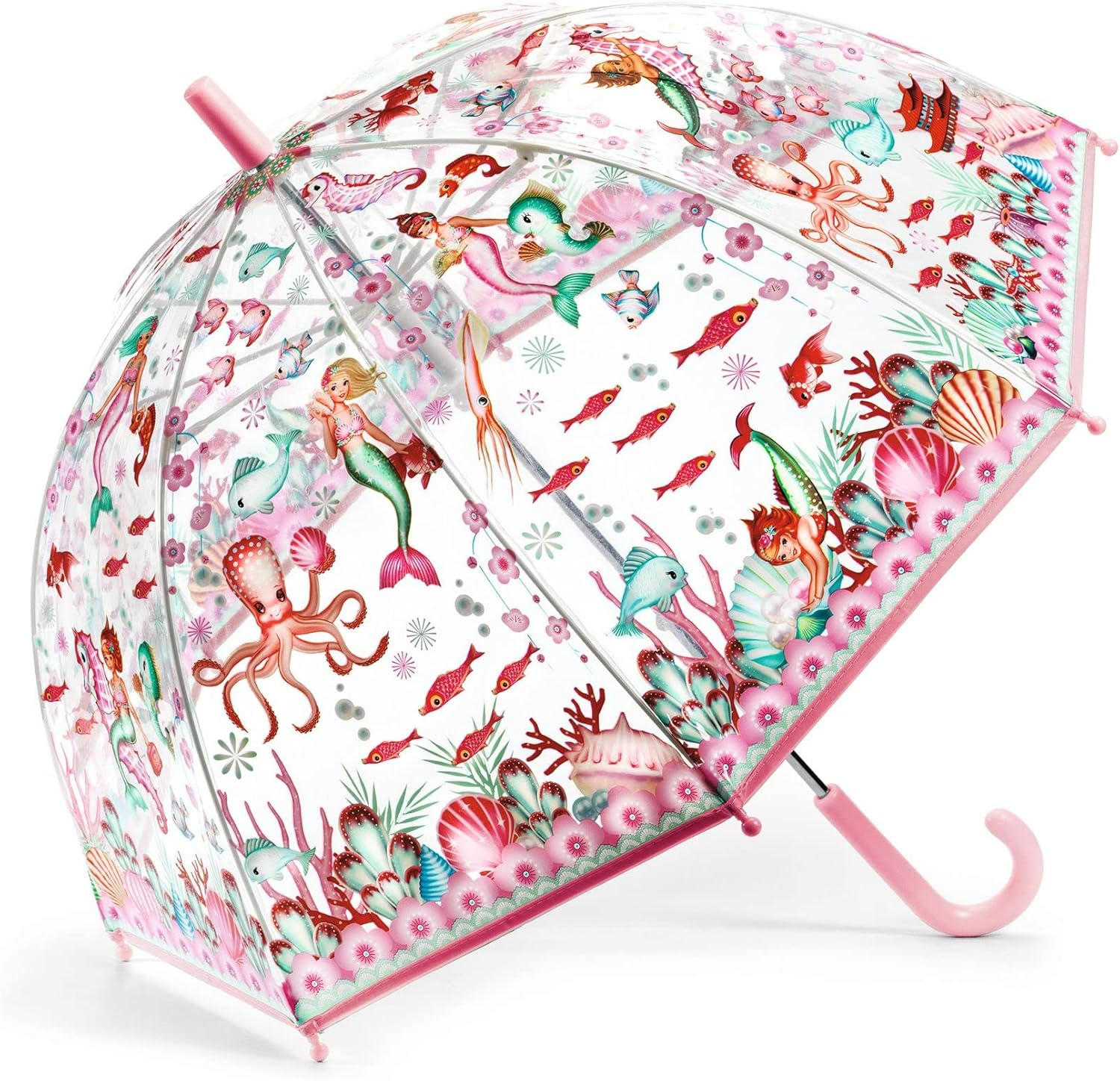 Djeco DD04717 Mermaid PVC Child Umbrella image number 1