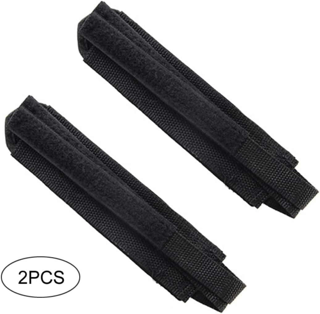 2Pcs Black Beam Strap Pedal Straps Cycling Accessories Kids Bike Foot Pedal Straps Toe Clips Straps Tape for Fixed Gear Bike image number 1
