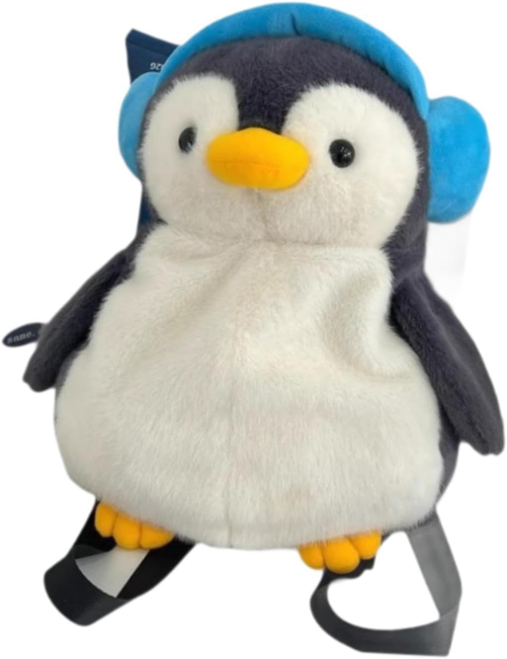 Yuksok Cartoon Penguin Doll Backpack Animal Toy Soft 11.4X15Inch Versatile for Birthday Gift Small Travel Bag Handbag image number 5