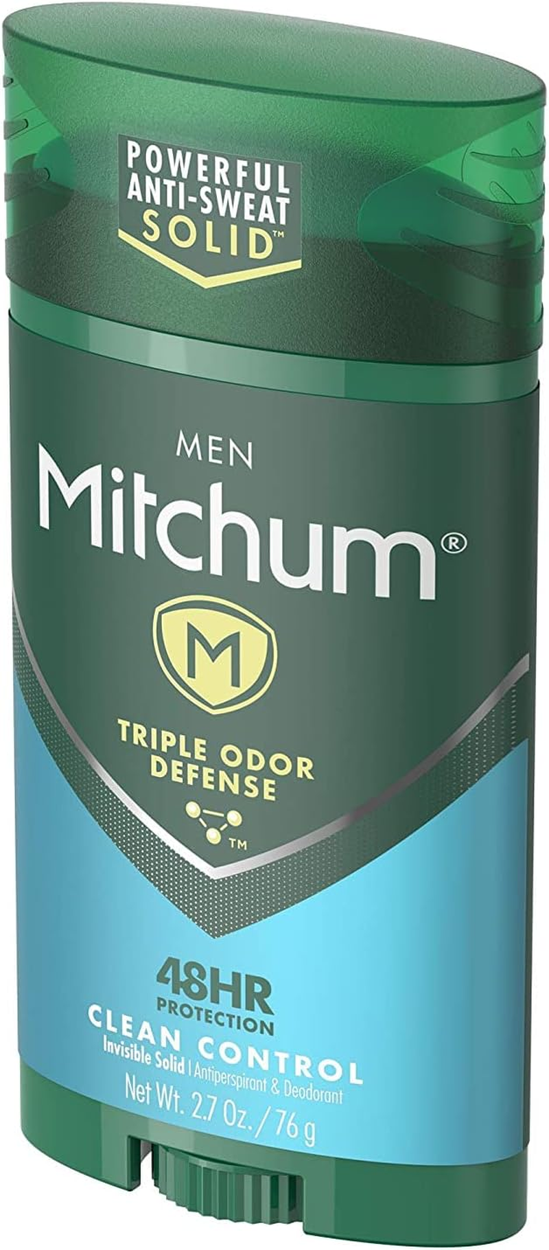 Mitchum Men Advanced Control, Clean Control Invisible Solid 2.7 Oz (Pack of 4)