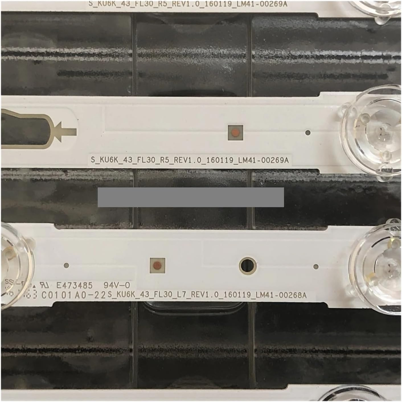 For UE43KU7000 UA43MU6100 UA43KU6000 UE43MU6102 UE43MU7000 UE43KU6072U UE43KU6000 V6DU-430DCA-R2 V6DU-430DCB-R2 LED Backlight image number 1