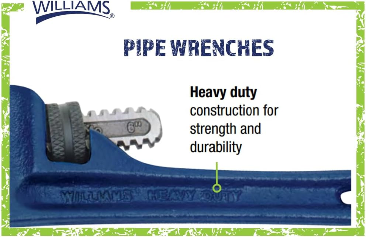 Williams 13500 Aluminum Pipe Wrench, 8-Inch