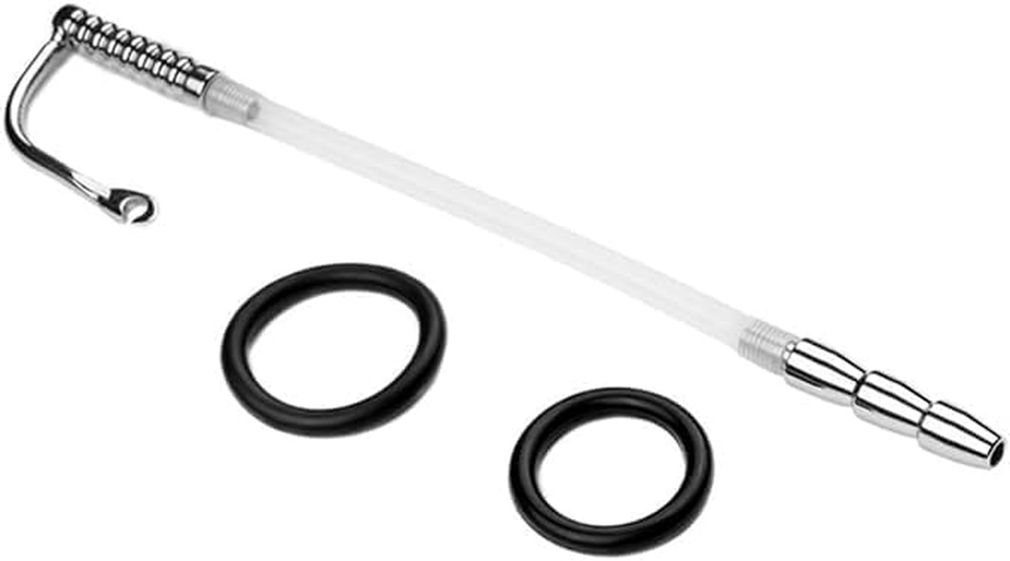 Urethral Plug Exercise Expanding Stainless Steel Urethral Sounds Metal Hollow Penis Plug Dilator Masturbation Rod Stim-Ulation for Adult Men Sex Toys image number 1